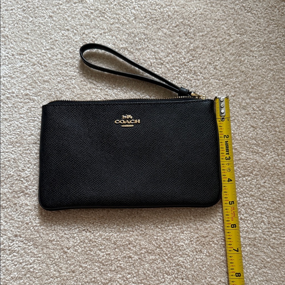 Coach Black Textured Wristlet - Picture 7 of 7